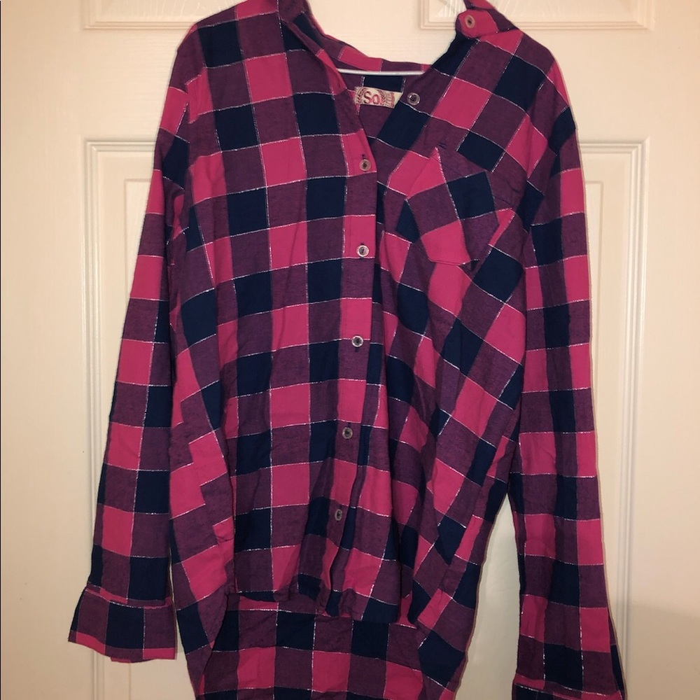 ❣️NWT girls checkered shirt❣️
